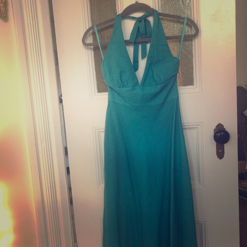 JCrew Teal Sundress